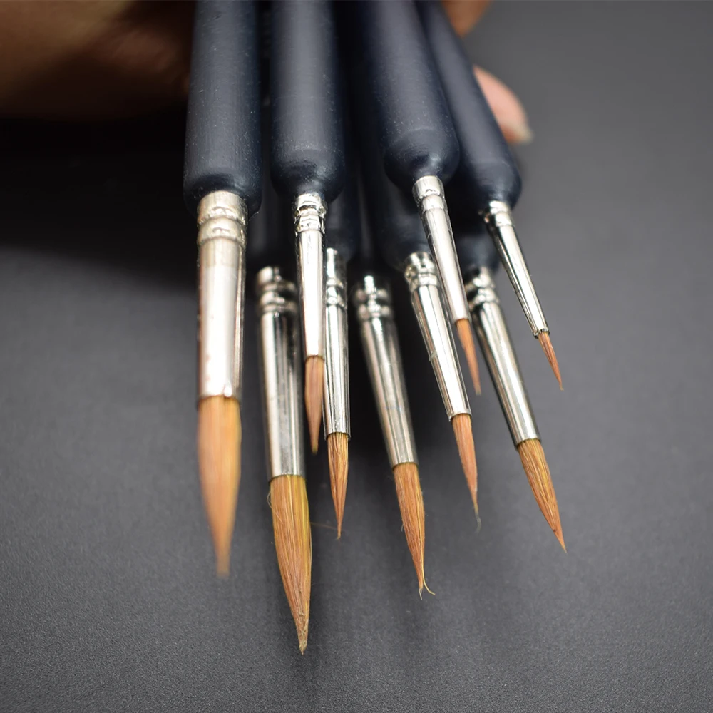 

1pc Weasel Hair Brush Pen for Watercolor Paint Oil Painting Art Paintings Supplies Watercolor Painting Nail Painting 171-190mm