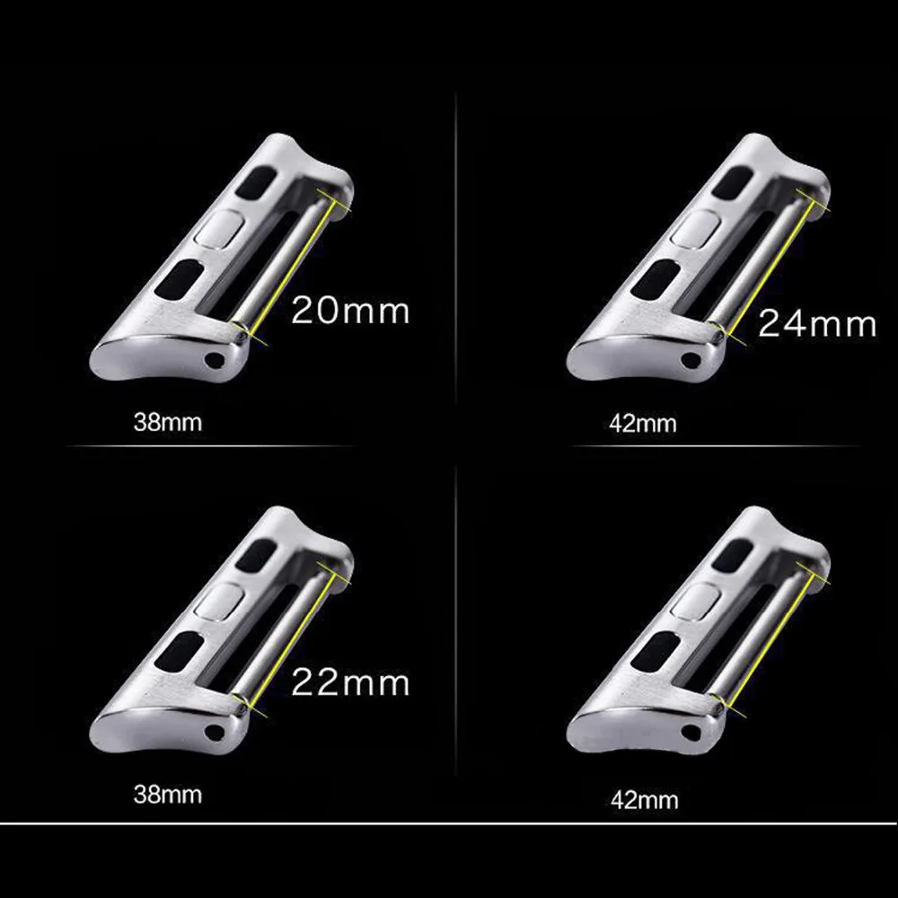 Соединитель адаптера для Apple Watch 4 band 44 мм/40 мм бесшовный Алюминиевый Ремешок iwatch 42