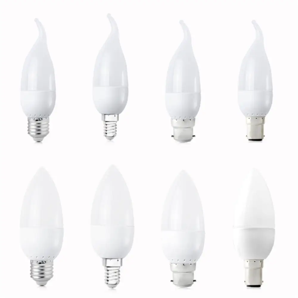 

20PC 220V E14 LED Candle Bulb Filament Light E27 LED Lamp 220V COB LED Filament light Decoration lamp