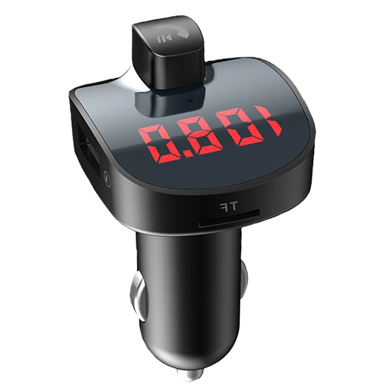 

Car FM Transmitter Bluetooth MP3 Handsfree Dual USB Car Aux Charger FM Transmitters Receiver Car Vehicle Electronics BBL08