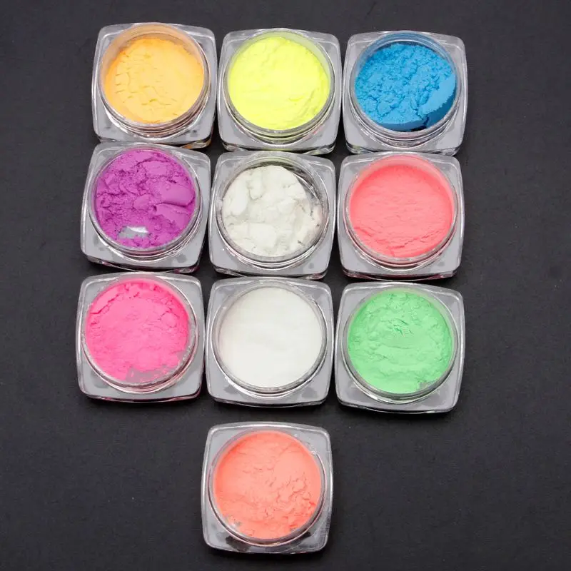 

10 Colors Luminous Powder Resin Pigment Dye UV Resin Epoxy DIY Making Jewelry