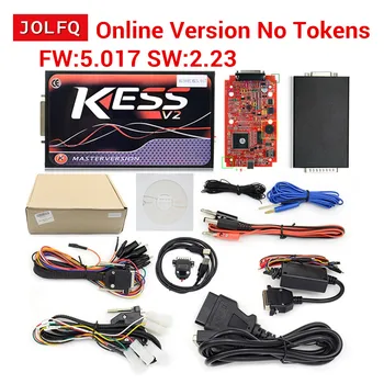 

2017 Newest Ktag K TAG V7.020 KESS V2 V5.017 SW V2.23 Master ECU Chip Tuning Tool KESS 5.017 Red PCB Online Unlimited Tokens