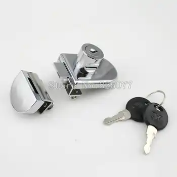 10set Display Cabinet Locks Double Glass Door Lock Showcase Locks