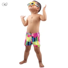 Летние быстросохнущие купальные шорты для маленьких мальчиков одежда для купания пляжная одежда для купания трусы боксеры с цветочным принтом купальный костюм