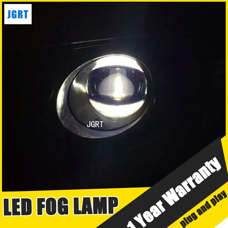 

JGRT Car Styling LED Fog Lamp 2010-2015 for Nissan March LED DRL Daytime Running Light High Low Beam Automobile Accessories