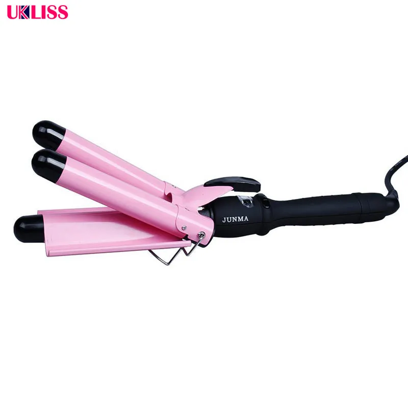 Perm Splint Titanium Automatic Ceramic Hair Curler 3 Barrels Big Hair Wave Waver Curling Iron Hair Curlers Rollers Styling Tools Perm Splint Titanium Automatic Ceramic Hair Curler 3 Barrels Big Hair Wave Waver Curling Iron Hair Curlers Rollers Styling Tools