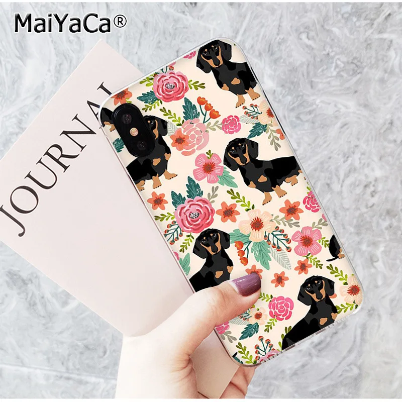 Dachshund Doxie Flower Dog Puppy