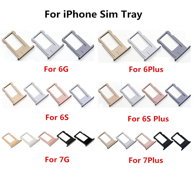 10 шт./лот высококачественный держатель Sim-карты для Apple iPhone 5 6g 6plus 6s адаптер |