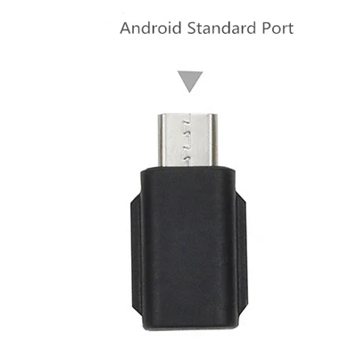 Серый Адаптер для мобильного телефона USB android micro type-c порт конверсионная головка для dji Osmo Карманная камера ручной gimabl - Цвет: Серый