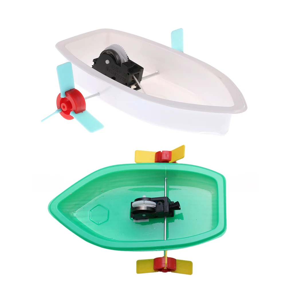 1 шт. пластиковая научная модель строительные наборы технология эксперимент DIY обучающая Лодка Игрушки Обучающие подарки Детские игрушки