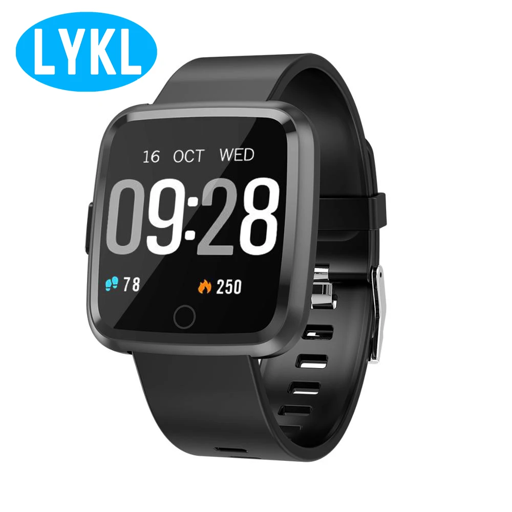 

LYKL Smart Sport Watch Y7 Fitness Tracker IP67 High Waterproof Heart Rate Blood Pressure Oxygen Monitor Smart Band for Men Women