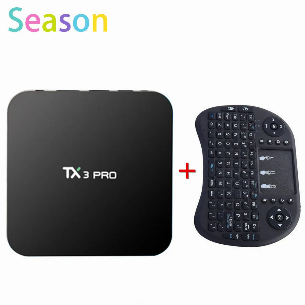 TX3 PRO Android 6 0 Amlogic S905X Quad core Set top box 1G 8G Android TV