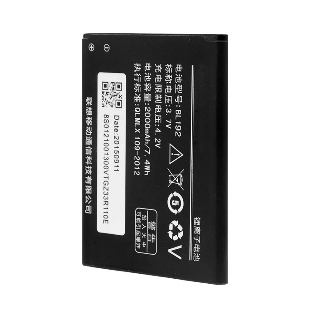 Литиевая YCDC 3,7 V 2000 мА/ч, BL192 BL-192 телефон Батарея BL 192For lenovo A750 A529 A560 A680 A590 A328 A300 литий Батарея