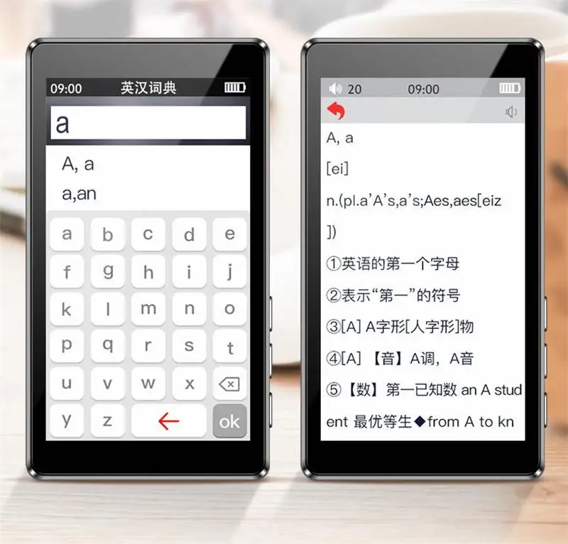 2020 Newest RUIZU MP3 Player D20 Full Touch Screen