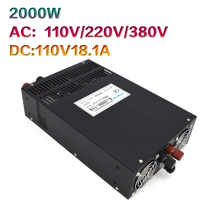 

2000W110V18.1A high power switching power supply 24V2000W automation equipment supporting power supply S-2000-24