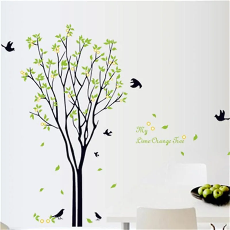 Family Green Tree Wall Sticker Vinyl Art Home Decals Room Decor Mural