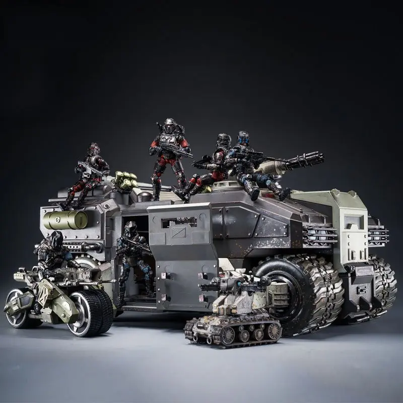 

JOYTOY Acid Rain 1:27 Military Mammoth Armored Car 3.0 Block Model Collection Action Figure for and Home Decoration DIY
