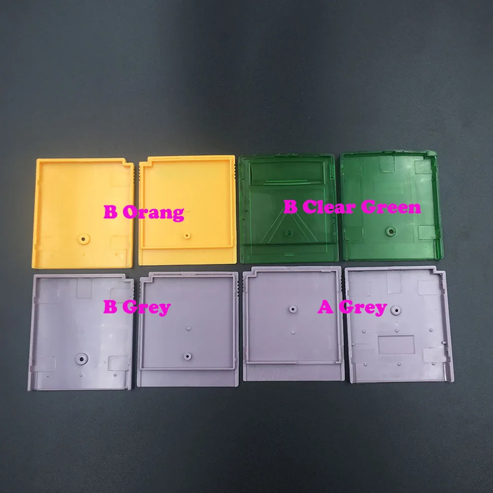 

10PCS Clear Green Replacement for GBA SP W/ Screw Game Cartridge Housing Shell for GB GBC Card Case