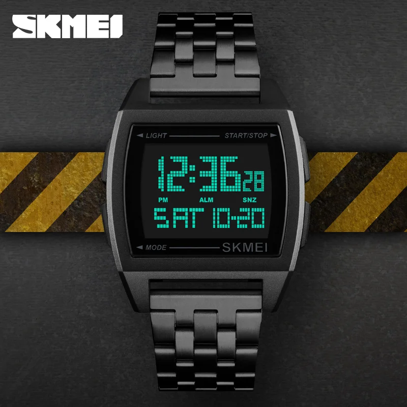 SKMEI Military Sports Watches LED Digital Electronic Watch Waterproof Mens Watches Top Brand Luxury