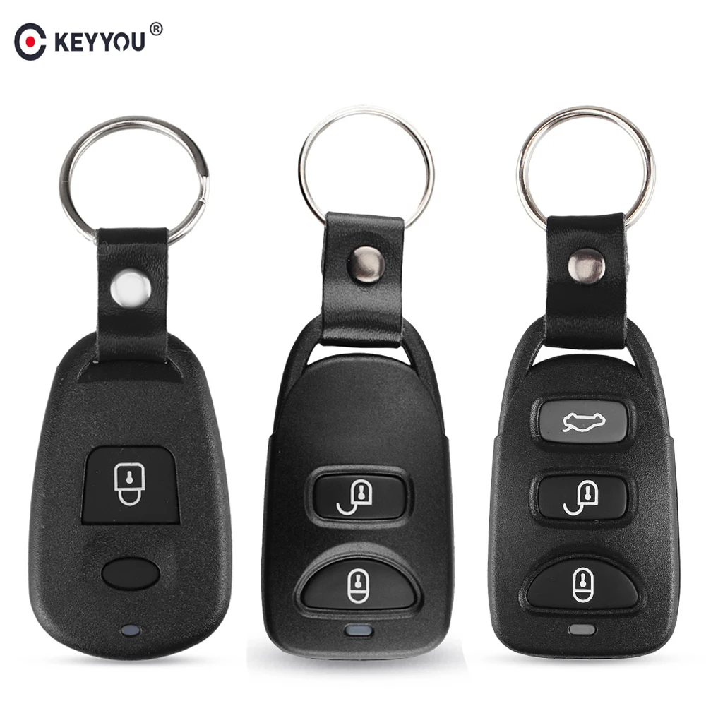 Чехол KEYYOU 20X для ключа с 1/2/3/4 кнопками Hyundai Kia Carens Tucson Elantra Santa FE 2005 2006 2007 2008 2009 2010