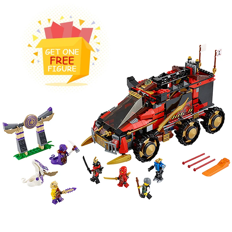 

Bela Pogo Compatible Legoe 755Pcs X Masters Ofpinjitzu Phantom Ninjagoe Thunder Swordsman Building Blocks Bricks toys for child