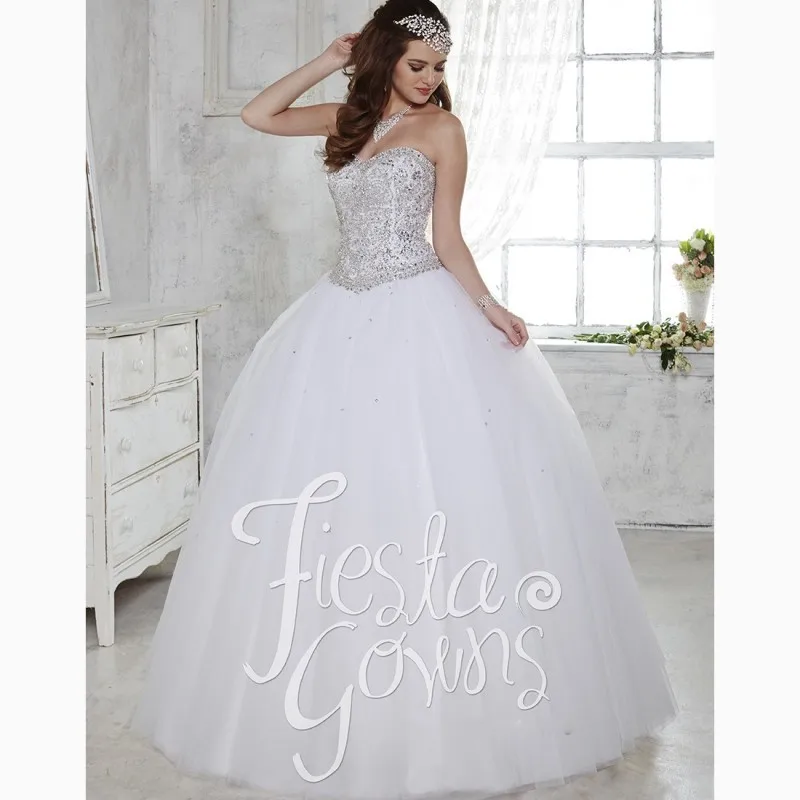 white sweet sixteen dresses