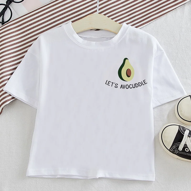 Новинка года; милые детские футболки для мальчиков в Корейском стиле с авокадо; футболки для малышей с героями мультфильмов Kawaii; летние топы для девочек в стиле Харадзюку; Tumblr - Цвет: 1155