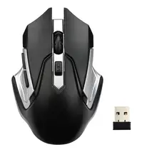 Wireless Optical Mouses Black 2.4GHz High Quality Mouse Gaming USB 2.0 Receiver for PC Laptop May25