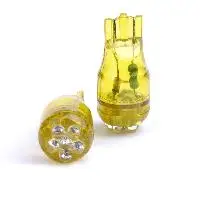 

T13 12 v 0.5 W 6 led Light yellow depending on the width modulation for car license plate lamp