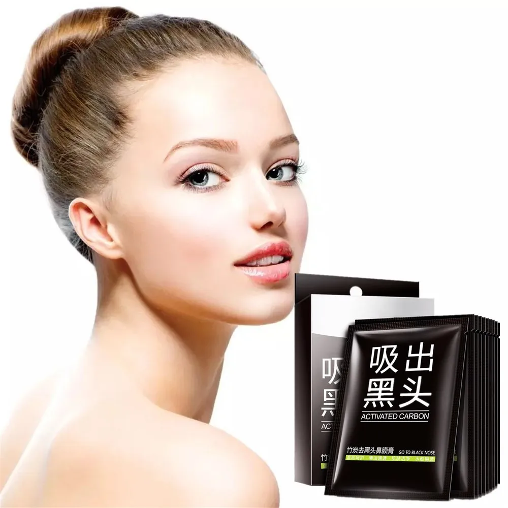 

10Pcs Nose Blackhead Pore Deep Cleansing Peeling Acne Treatments Face SKIN Care Mask Peel off Mineral Mud