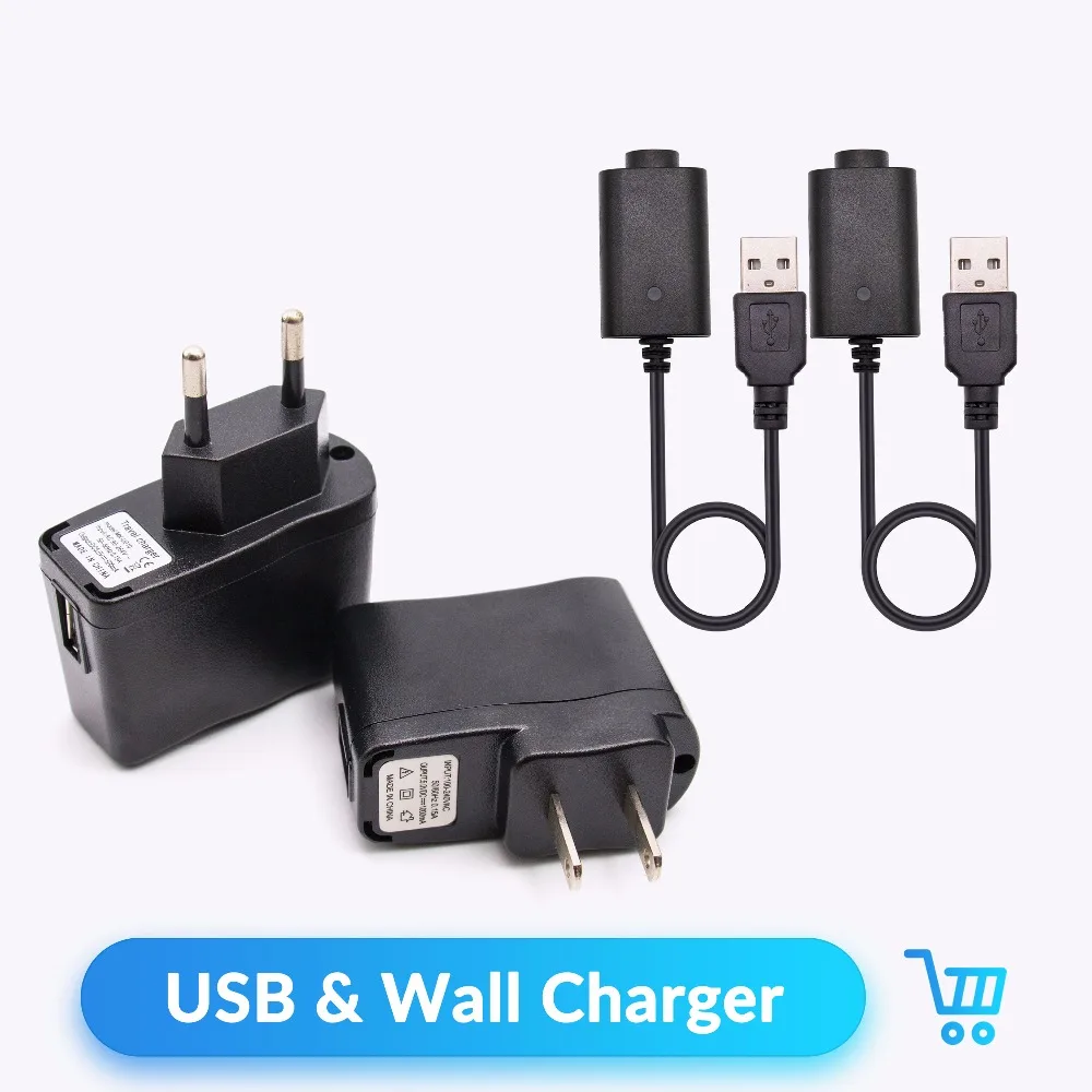 USB кабель и настенное зарядное устройство для аккумулятора EGO/EVOD|ego accessories|charger evodfor