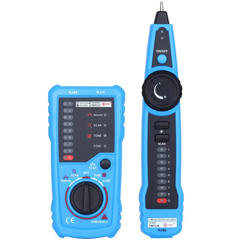 

Detector Line Finder Multifunction Handheld Wire Tracker Tracer Telephone Ethernet LAN Network Cable Continuity Tester Detector