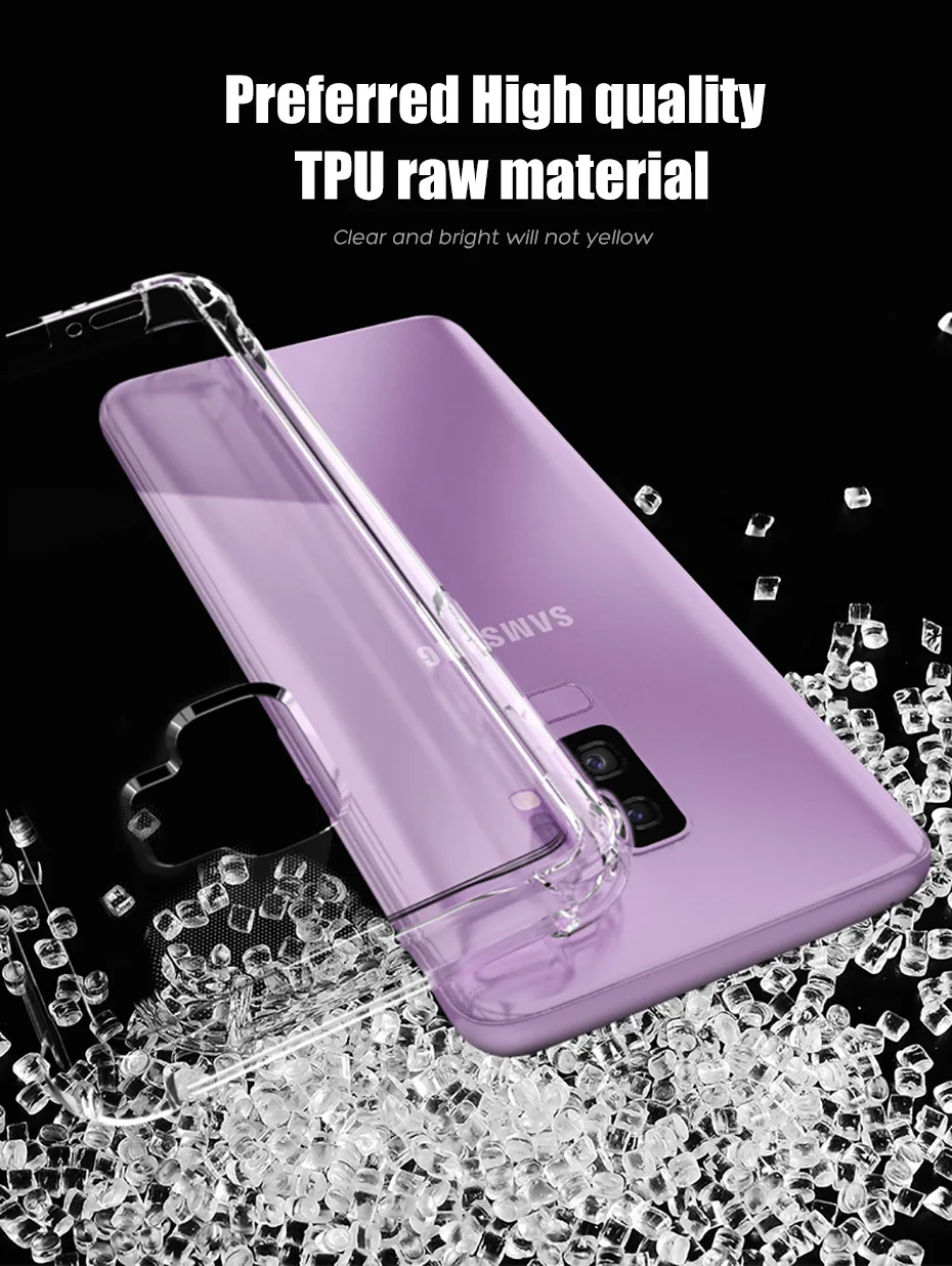 CAPAME Soft Case For Samsung Galaxy S8 S9 Plus Note 8 9 Shockproof Silicone Case For Samsung S9 Case S6 S7 Edge Phone Cases S8 (5)