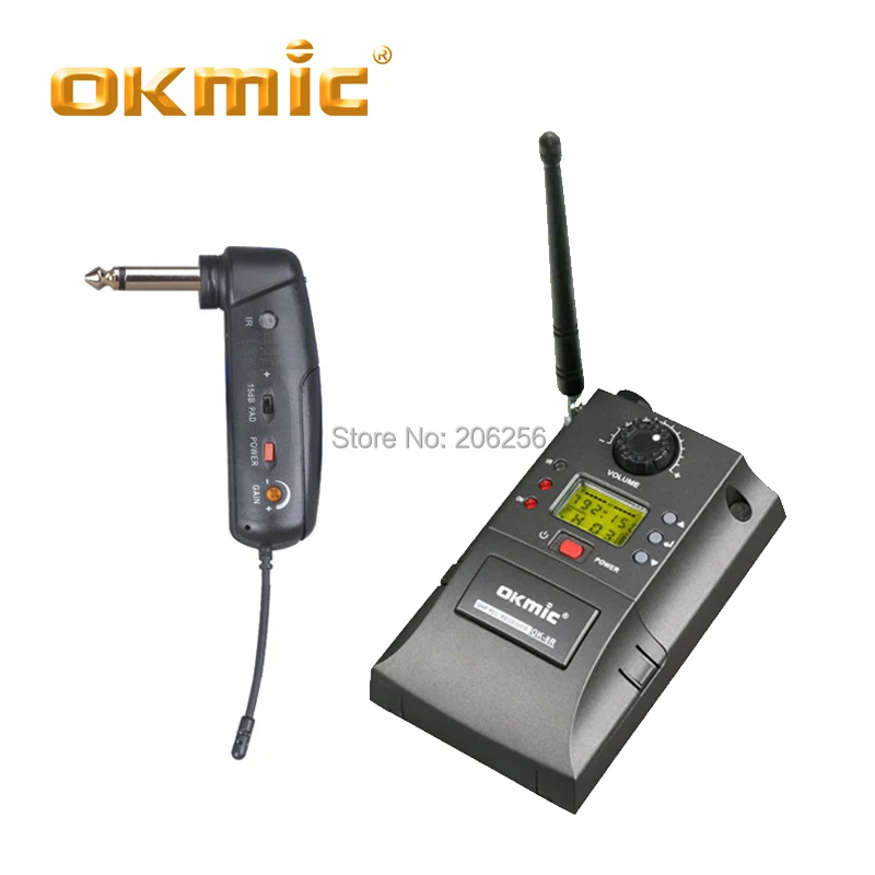 OKMIC OK-8R/6T 512-537 МГц UHF PLL Инструмент для интервью гитары звукосниматели Беспроводная