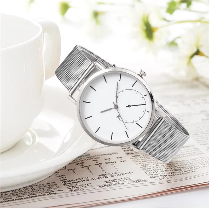 Современные модные красивые женские часы Классические кварцевые наручные часы из нержавеющей стали часы zegarek damski A3