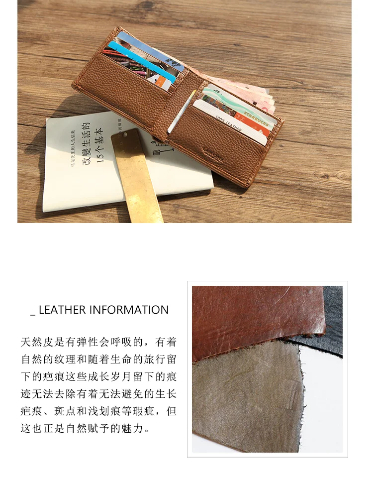 LANSPACE мужской кожаный бумажник брендовый кошелек Чехол модные мужские кошельки