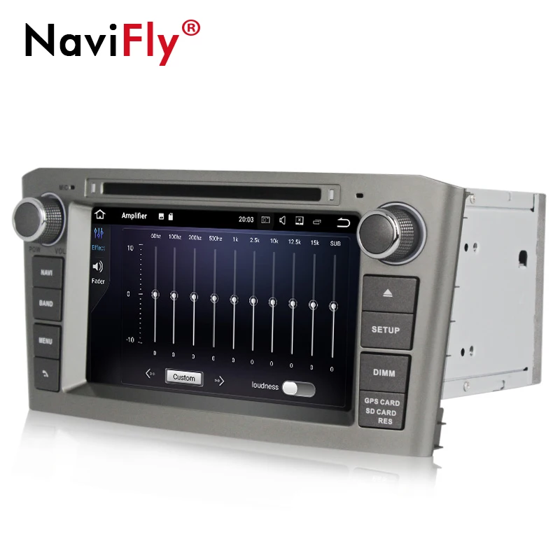 Best NaviFly PX3 2G RAM 7"2 din Android 7.1.1 car radio dvd player for Toyota Avensis t27 2003-2008 WIFI BT RDS GPS 3