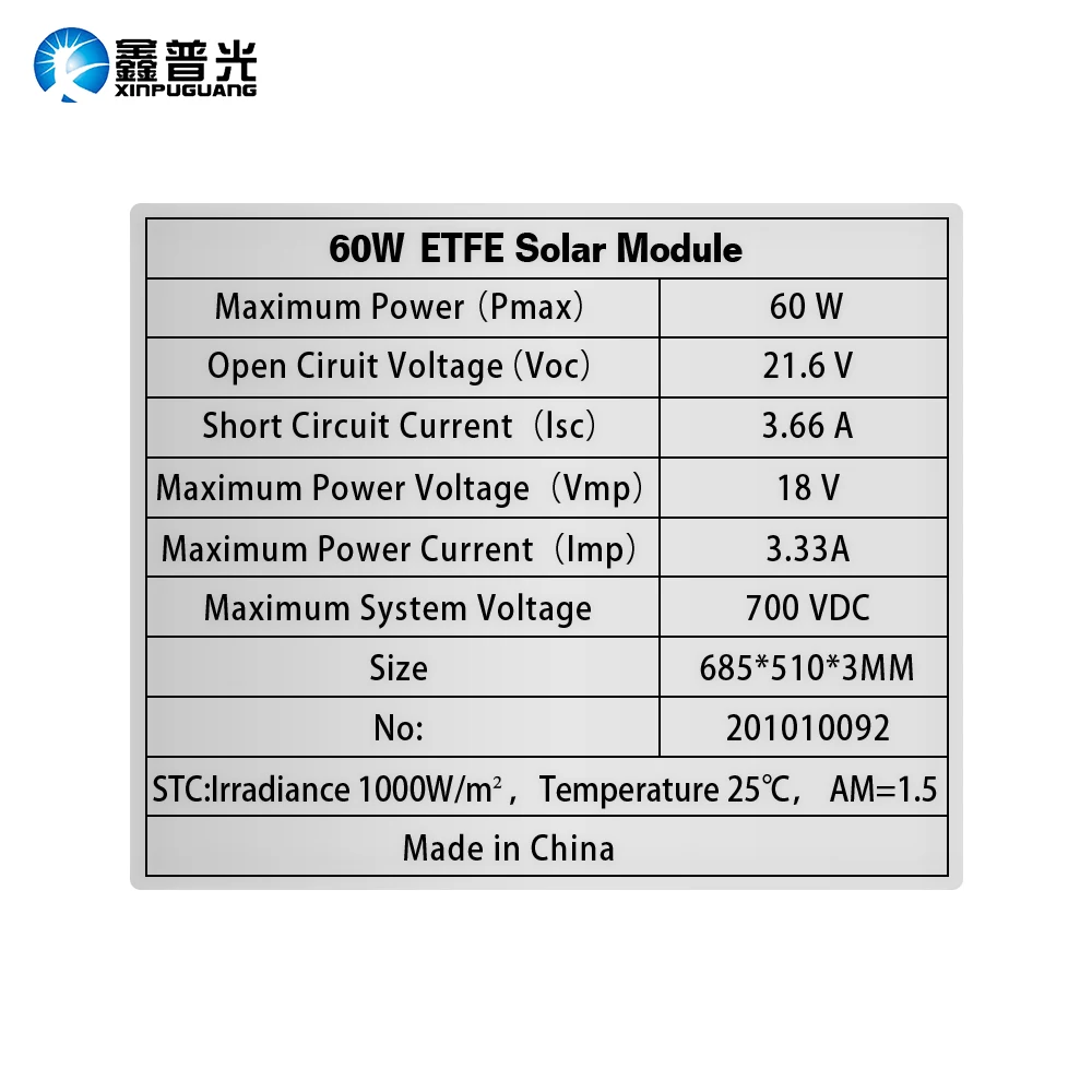 Xinpuguang 18 в ETFE монокристаллическая Felible солнечная панель 60 Вт 120 ватт-модуль solarpanel для 12 В или 24 В батареи RV лодка путешествия