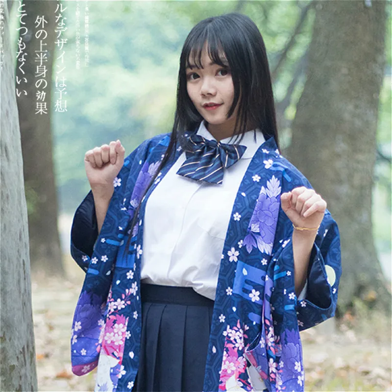 Japanese Kimono Yukata Harajuku Kimono Cardigan Fashion Blouse Women 2019 Sleeve Cardigan Shirts Traditional Kimonos Dress Tuni