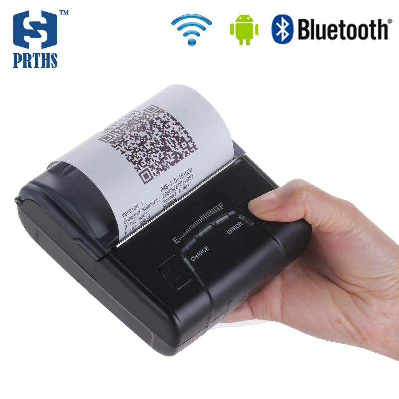 Портативный чековый принтер с Wi Fi 80 мм мини на Android перезаряжаемой батареей 2500 мАч