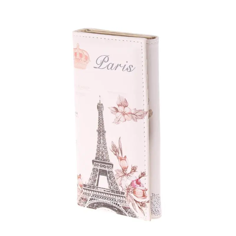 

Fashion Paris Romantic Graffiti Wallet Purse Women PU Leather Wallet Varies Patterns Embossed Ladies Card Holder Clutch
