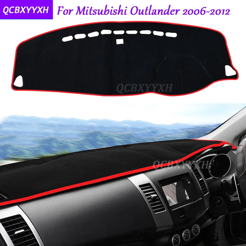 Для Mitsubishi Outlander 2006-2012 коврик на приборную панель защитный интерьер Photophobism коврик тент подушка для автомобиля Стайлинг авто аксессуары