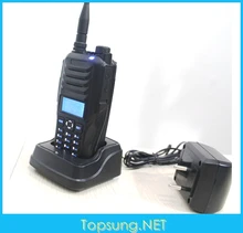 Potente 10 w doble banda vhf uhf de radio móvil de radio móvil práctico talky walky RS589 radios portatiles HT transceptor FM radio
