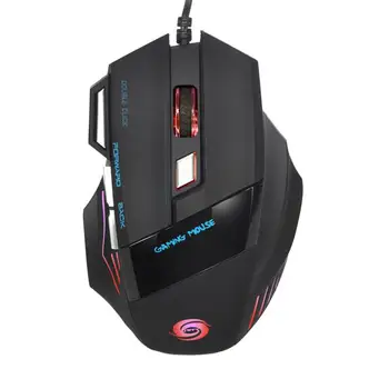 

OMESHIN 5500 DPI LED Optical USB Professional Wired Gaming PRO Mouse Mice Gamer Mice 7 Button Mause Muis Computer Mouse Laptop
