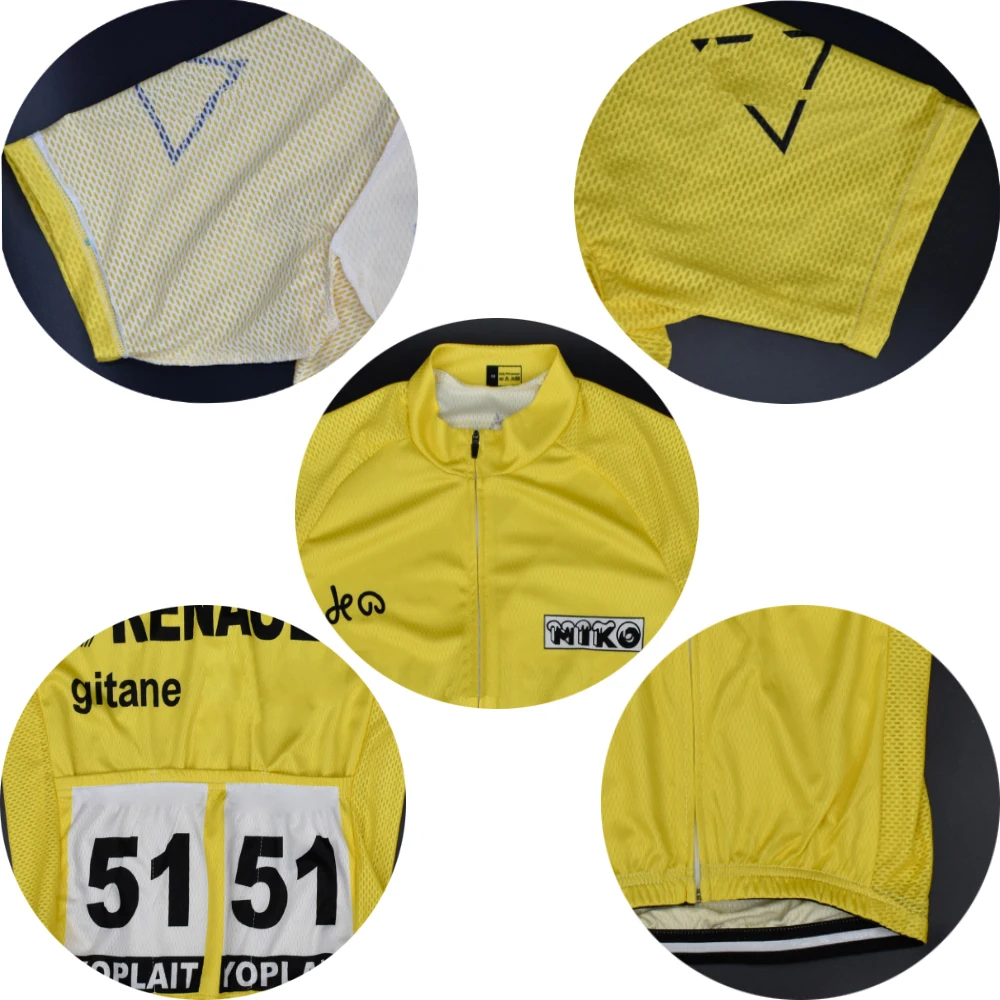 Новая команда экшн-камеры Go Pro Гонки № 51 Man RENAULT Ретро футболка с коротким рукавом Костюмы свитер для езды Майо
