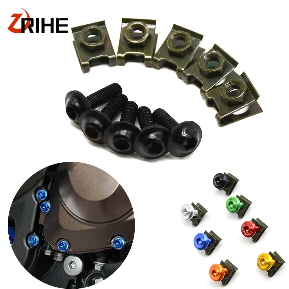 CNC Complete Fairing Bolt Kit Screws M5 M6 For Yamaha FJR1300AE FJR1300 AE FJR 1300 AE FJR 1300AE Auto Clutch 2006-2009