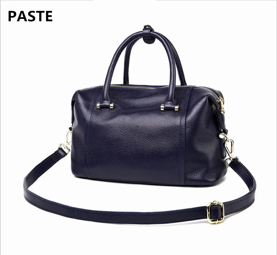 

PASTE High-end Luxury Brand Handbags Winter New British Style Leather Handbags First Layer Leather Handbag Diagonal Package