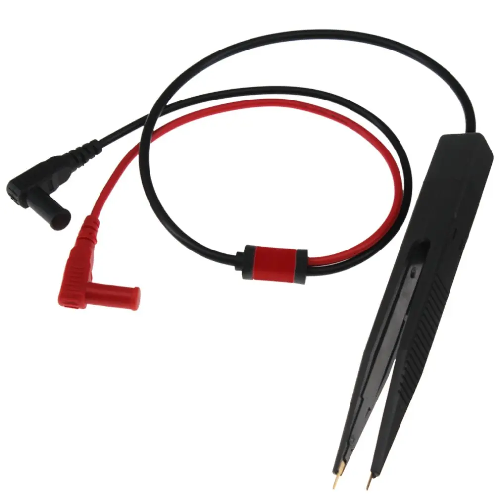 

SA001 Test Clamp SMD Capacitor Alligator Clip for Multimeter Probe Leads Accessories Inductor Tweezers Needle Wire