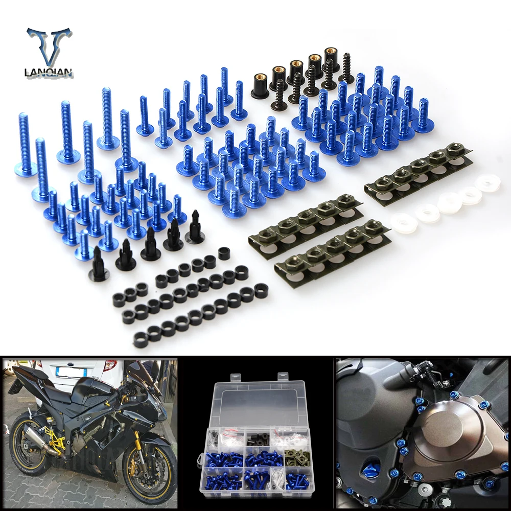 

CNC Universal Motorcycle Fairing/windshield Bolts Screws set For Triumph TIGER 1050 TIGER 800 tiger 1200 explorer Trophy /se