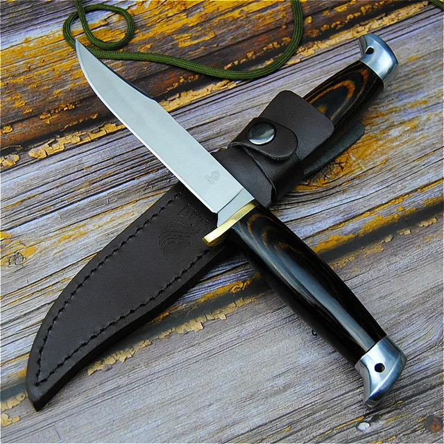 $US $14.43 PEGASI Japanese 9CR18MOV outdoor protective fishing knife north American hunting knife survival out
